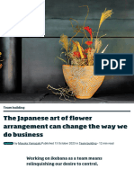 The Japanese Art of Flower Arrangement Can Change The Way We Do Business