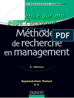 Méthodes de Recherche en Management