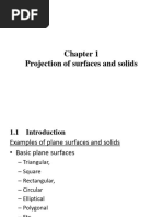 TOPIC 1 - Projections of Planes and Solids