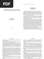 The Man Who Cant Die | PDF