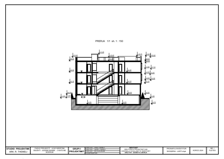 PRERJA 1/1 Sh. 1: 150: Ark. R. Themeli | PDF
