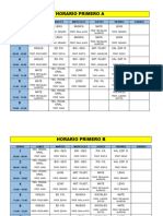 Horario 2024