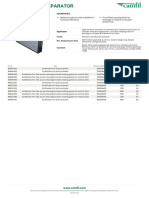 Product Documentation ECO Moisture Separator