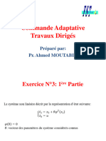 TD - N°2 - Commande Adaptative - Corrigé - Ex3