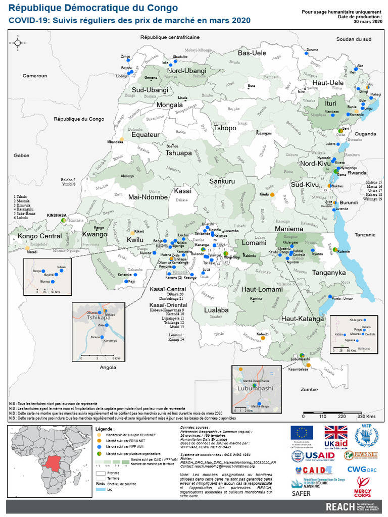 Carte des Marchés RDC 2020 | PDF