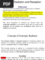 Antenna Radiation and Reception