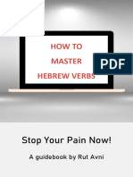 How 2 Master Hebrew Verbs