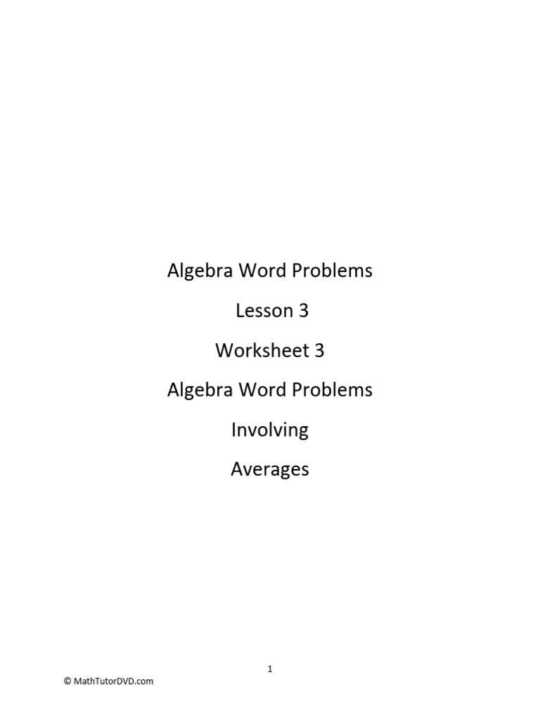 (未使用･未開封品)Algebra Word Problem Tutor 6 Hour Course [DVD] Amazon.com: The Algebra Word Problem Tutor - 2 DVD Set - 6