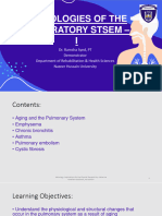 4a. Pathologies of The Respiratory System