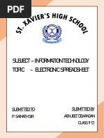 Electronic Spreadsheet