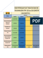 Kalendar Peperiksaan STPM SMKDB Kohort 2023 Dan 2024