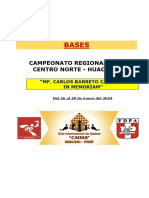 Bases Campeonato Regional Juvenil Centro Norte 2024
