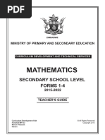 Mathematics Forms 1-4