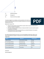 Redirection of Not Answered (RONA) Memorandum