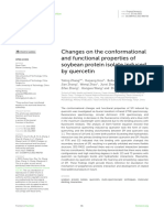 Changes On Protein by Quercetin