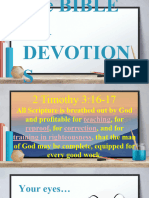Bible and Devotions