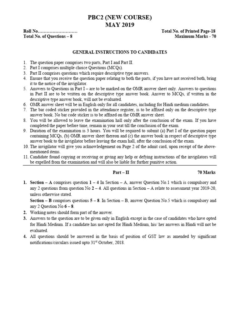 New Course Solutions May 2019 | PDF | Capital Gains Tax | Income