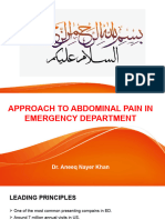 Approach To Abdominal Pain in ED