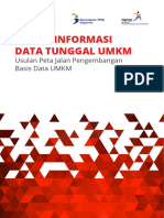 Buku - Sistem Informasi Data Tunggal UMKM (Usulan Peta Jalan Pengembangan Basis Data UMKM)