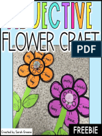 Adjective Flower Freebie For Spring