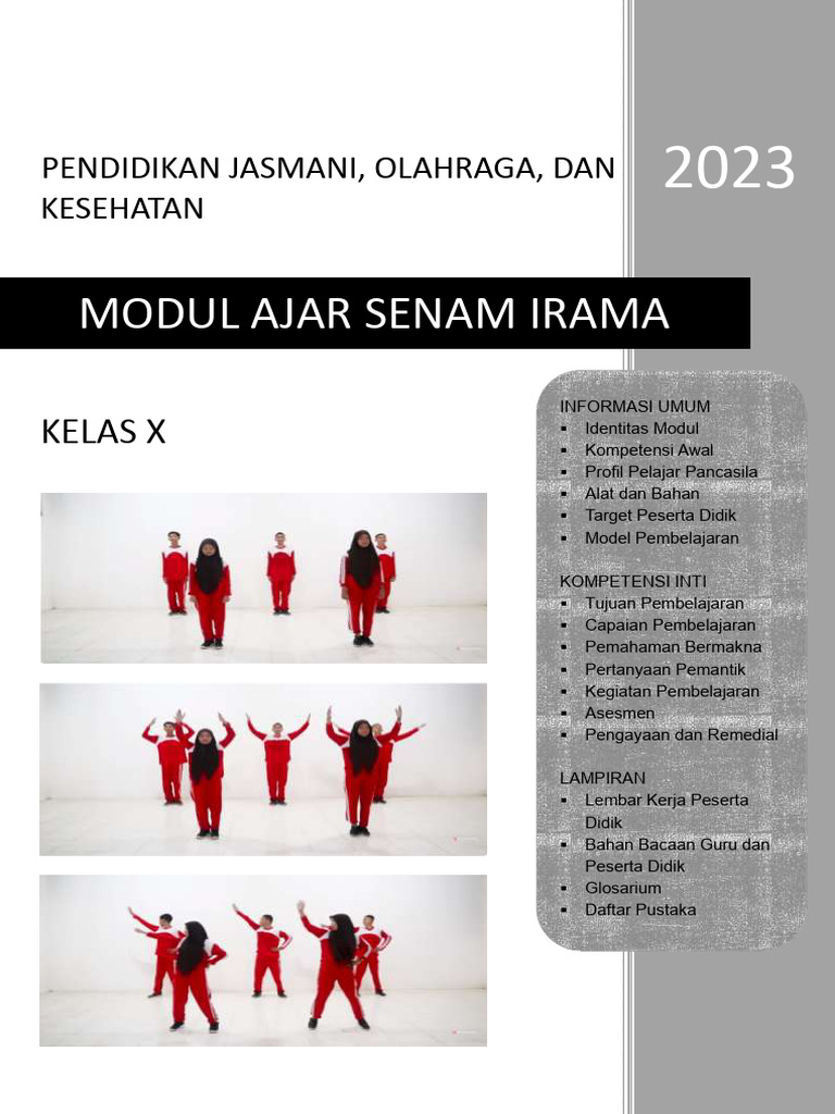 Modul Ajar Permainan Invansi-Senam Irama | PDF | Karier & Perkembangan ...