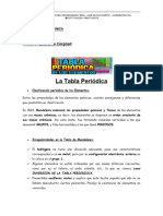 Tabla Periódica.