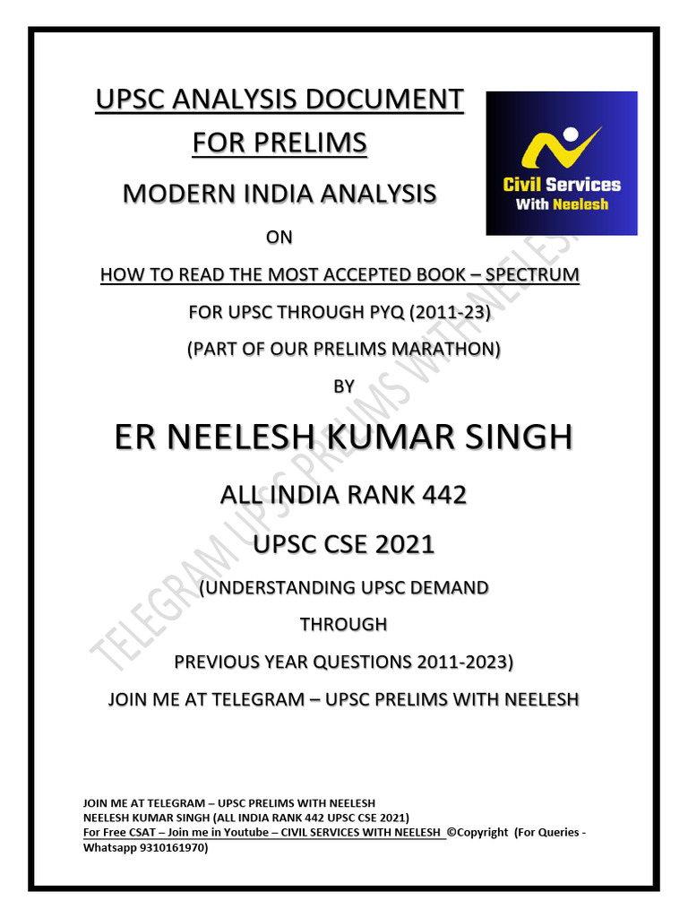 History pyq analysis final pdf politics of india resistance to