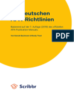 Die Deutschen APA Richtlinien 7 Auflage Scribbr