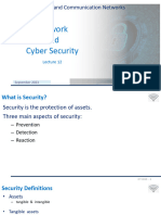 12 - Network and Cyber Security