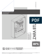 Manual de Instalare BFT ZARA BTL2