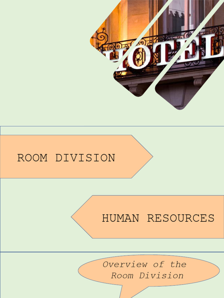 Hotel Room Division Management Guide | PDF