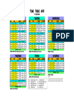 Time Table 6HD