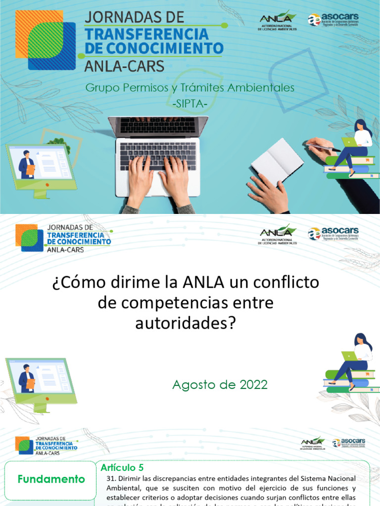 Conflictos de Competencia Ambiental ANLA | PDF | Jurisdicción | Entorno ...