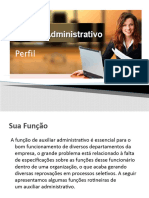 Perfil Auxiliar Administrativo