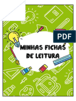 Minhas Fichas de Leitura Letra Cursiva