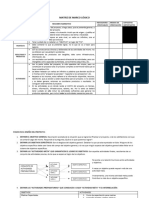 Matriz de Marco Lógico