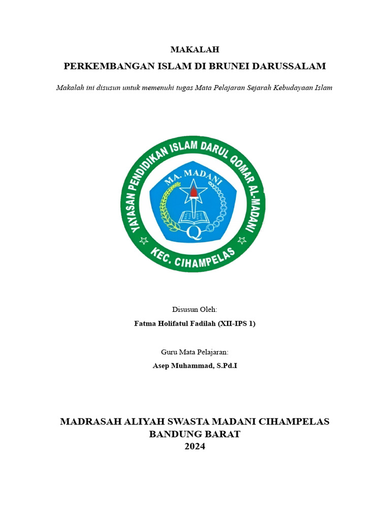 Finish Makalah FATMA | PDF