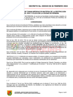 Decreto Picoy Placa 2024