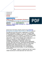 LEGE Nr. 203 Din 9 Noiembrie 2012 - Permis Cat.b