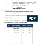 Especifiaciones Tecnicas Tubos y Panel Led