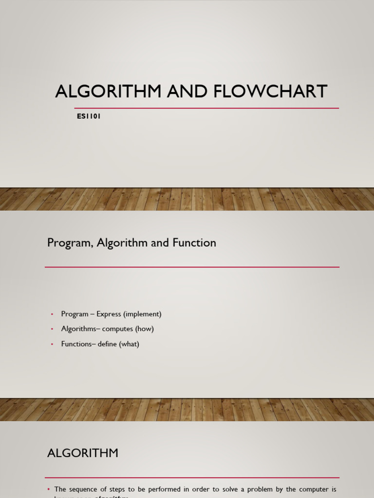 2 - Algorithm and Flowchart | PDF