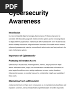 Cybersecurity Awareness