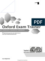 Oxford Exam Trainer Teacher39s Guide With Audio Cds