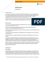 IGCSE - Physics - Lesson Plan 3 - Forces and Movement