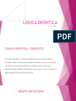 LOGICA DEONTICA - Unidad 7