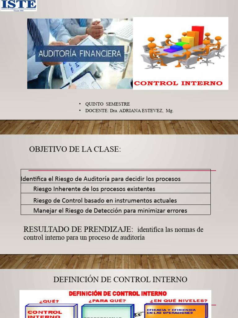 Riesgo de Auditoría y Control Interno | PDF | Auditoría | Business