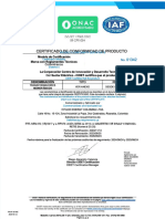 PDF Certificado Retie Transformadores Hitachi Monofasico Compress