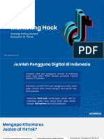 E - Book TikTok Marketing Hack - Strategi Paling Update Jualan Di TikTok