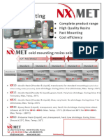 Cold Mounting Resins