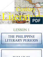 LESSON 1 The Philippine Literary Periods